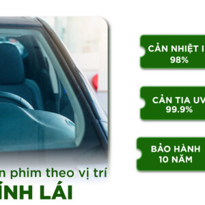 Phim cách nhiệt Oto kính lái 01