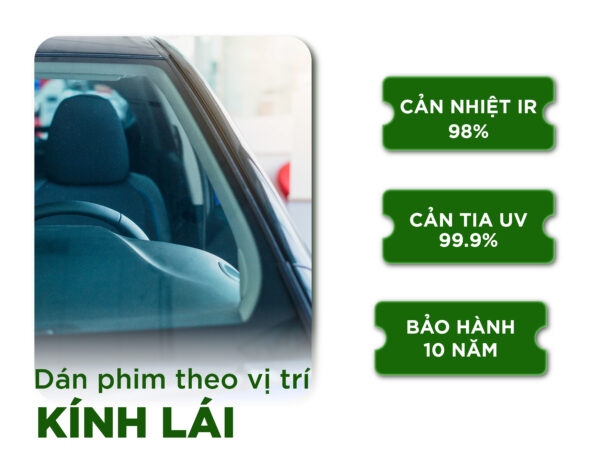 Phim cách nhiệt Oto kính lái 01