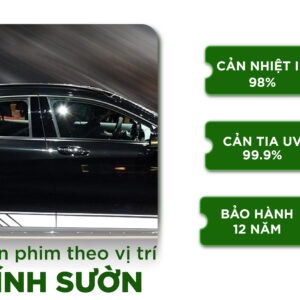 Phim cách nhiệt Oto kính sườn 01